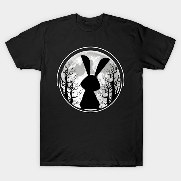 Night Rabbit T-Shirt by shirtsyoulike